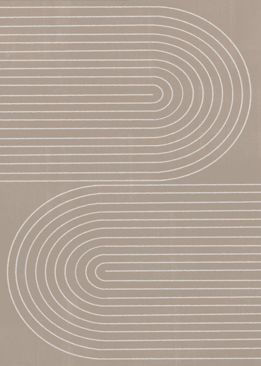 Harmonie der geschwungenen Linien | Leinwand