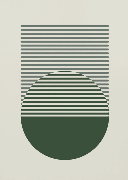 Minimale abstrakte Kreise I | Poster