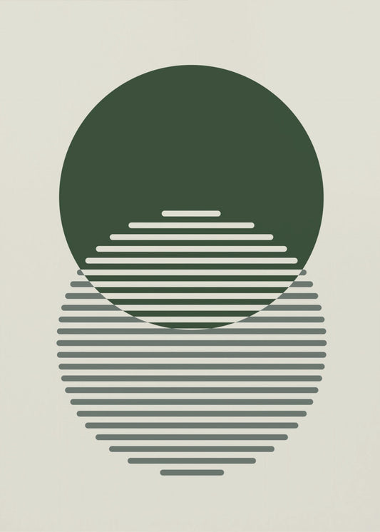 Minimale abstrakte Kreise II | Poster