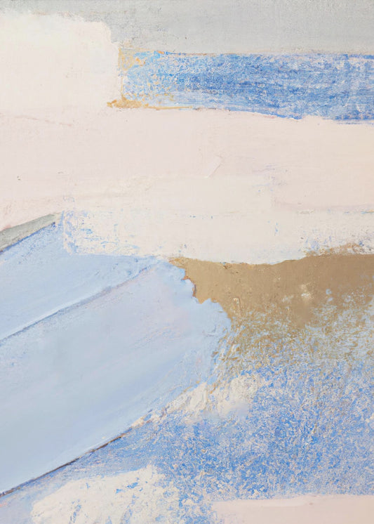 Brush Strokes Abstract Painting | Poster