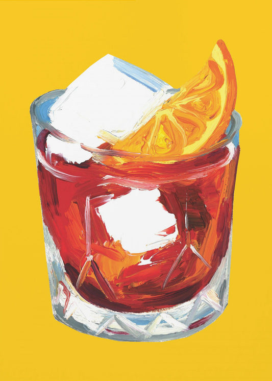 Negroni im Sonnenschein | Leinwand