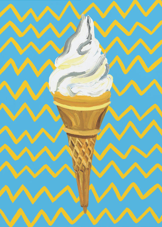 Eiscreme Blau | Poster