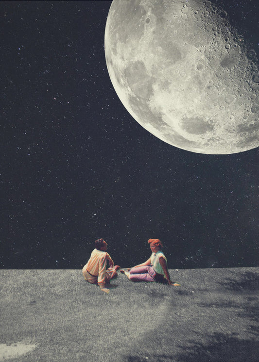 Ich gab dir den Mond für ein Lächeln | Leinwand