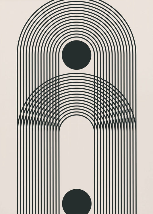 Schwarze Boho-Vibe-Serie Nr. 3 | Poster