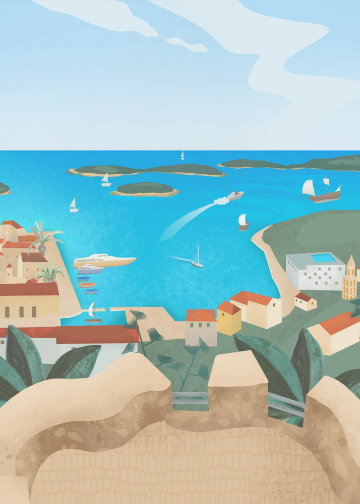 Insel Hvar | Leinwand