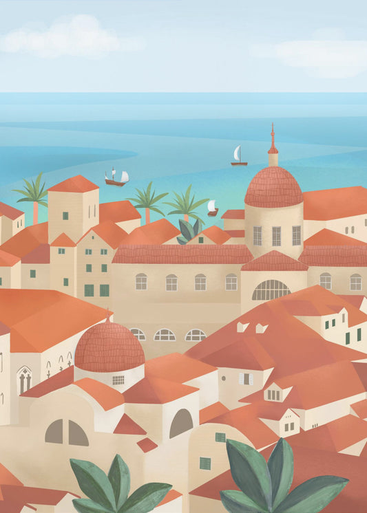 Dubrovnik Altstadt | Poster