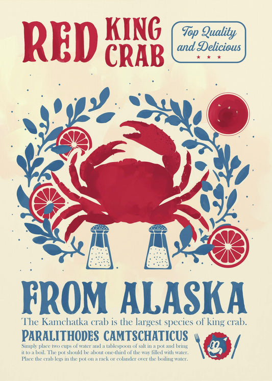 Krabbenküchendruck | Poster