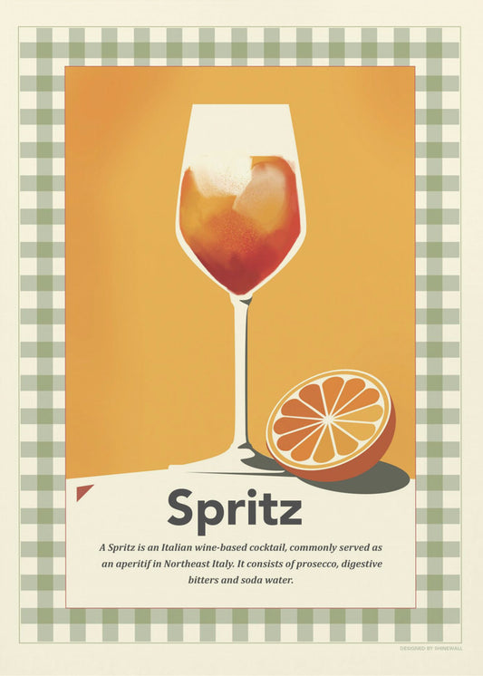 Spritz Retro-Druck | Poster