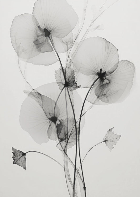 Transparent Botanic No1 | Leinwand