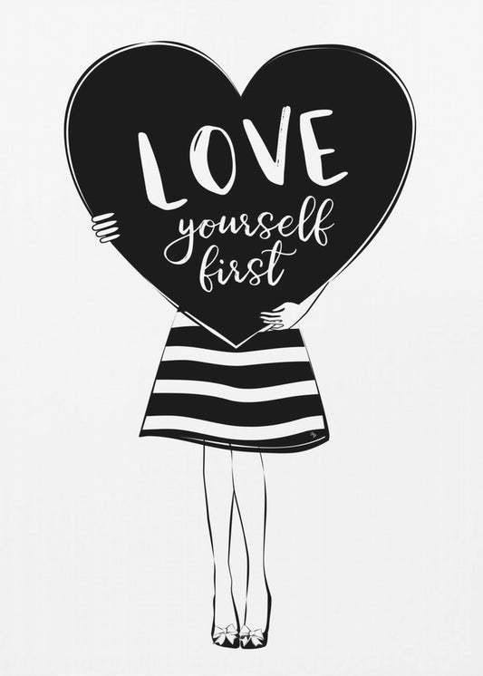 Liebe dich selbst | Leinwand