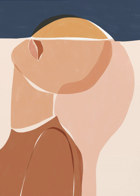 Halbes Gesicht, halbe Sonne | Poster