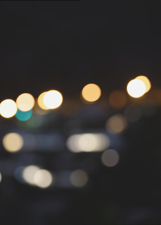 Night Glow Bokeh | Canvas
