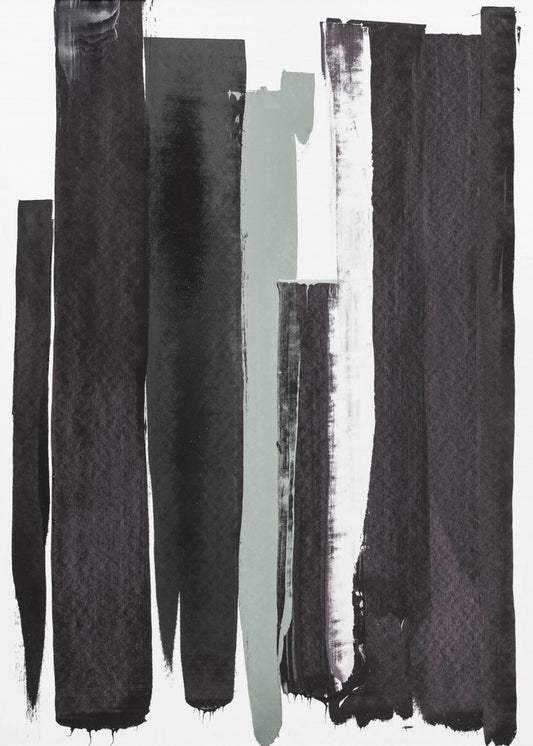 Monochrome Striche | Poster