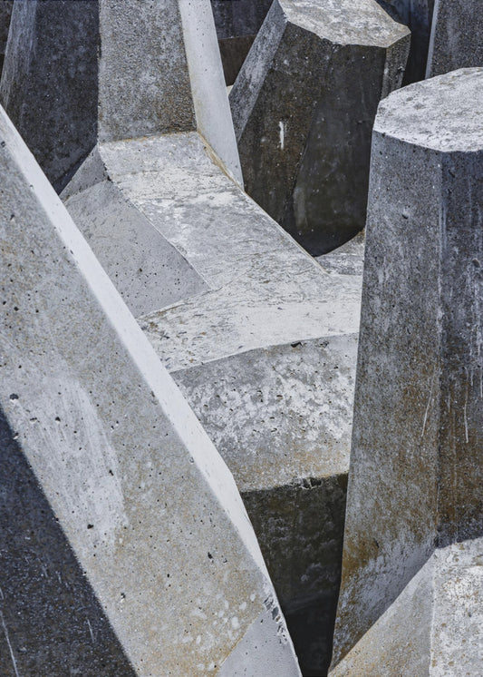 Betonformen-Labyrinth | Poster