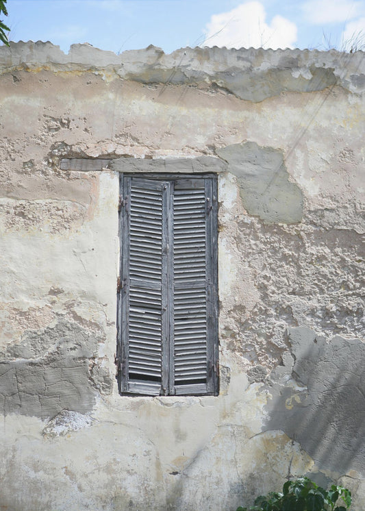 Verwitterte Fensterläden | Poster