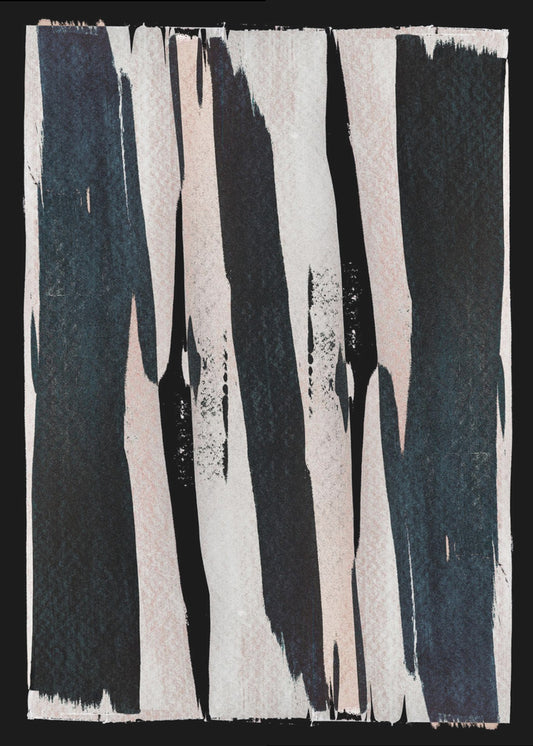 Monochrome Streifen | Poster