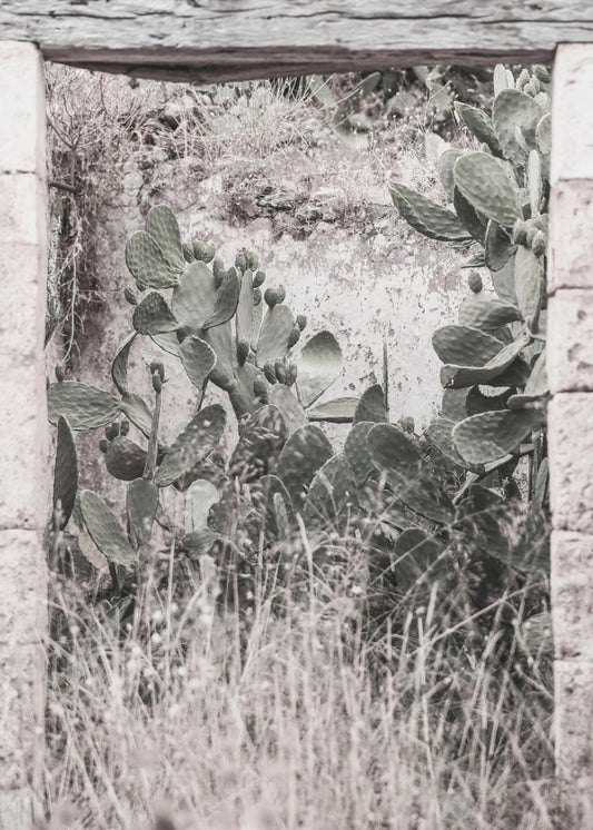 Wüsten-Türszene | Leinwand