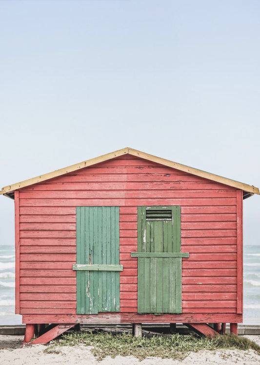 Strandhütte | Leinwand