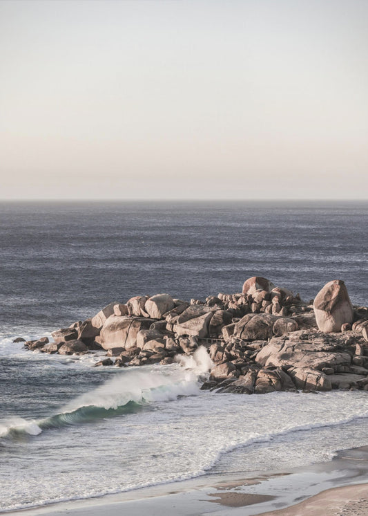 Rocky Shoreline Scene | Poster