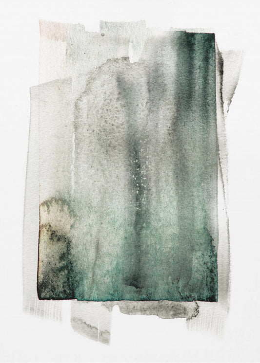 Abstraktes Aquarellgemälde | Leinwand