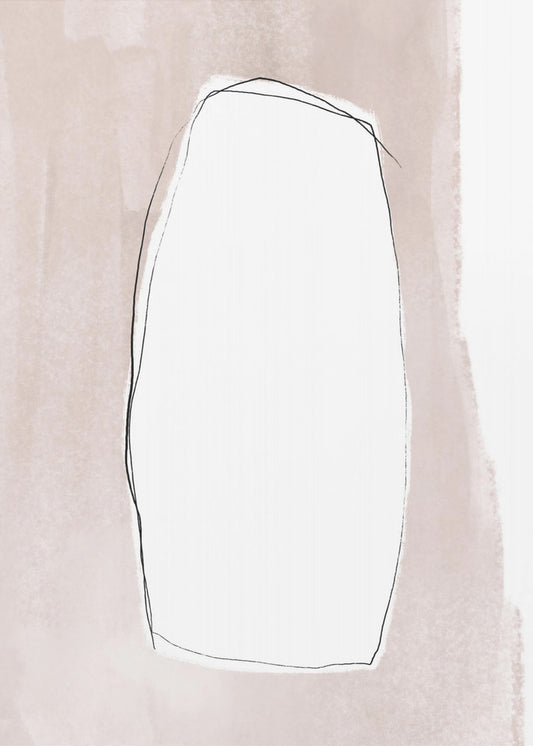 Gerahmte Leere | Leinwand
