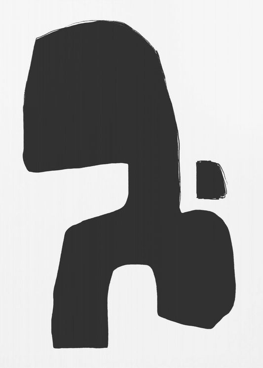 Monochrome Silhouette | Leinwand