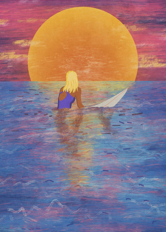 Surfermädchen | Poster