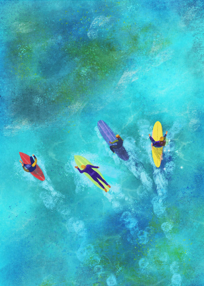 Surfer-Typen | Poster