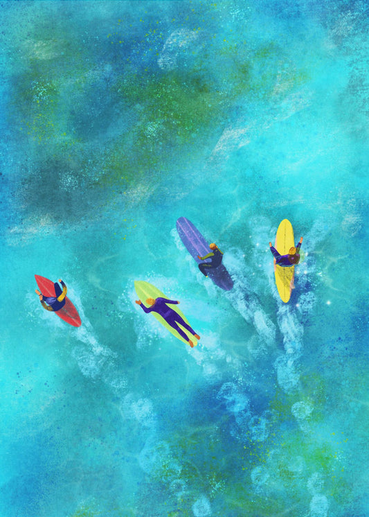 Surfer Dudes | Leinwand