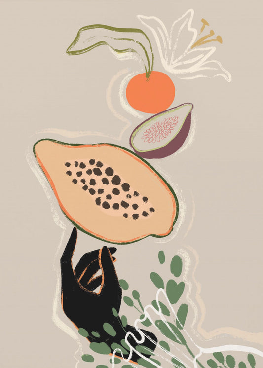 Ausbalancierende Früchte | Poster