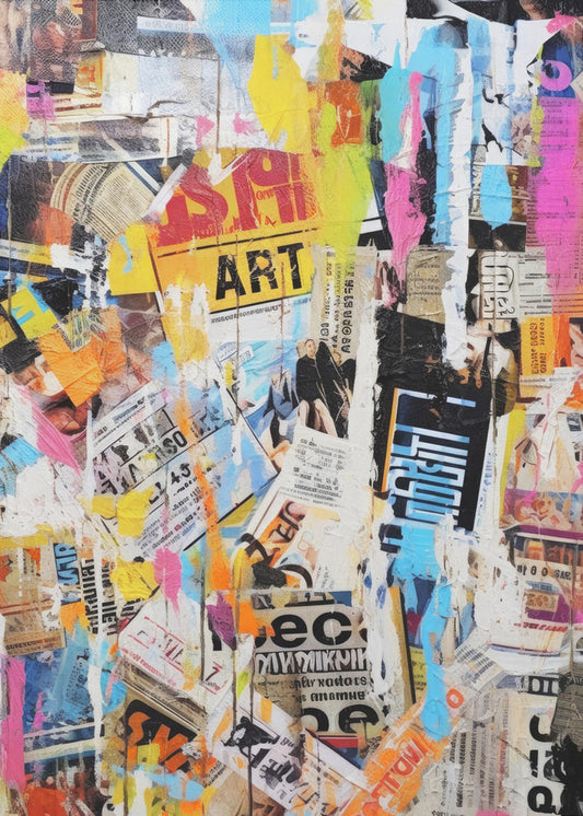 Urban Chaos Collage | Leinwand