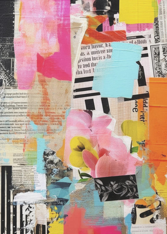 Urbane Blumencollage | Poster