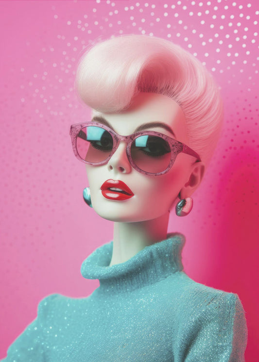 Retro Glamour Glanz | Leinwand