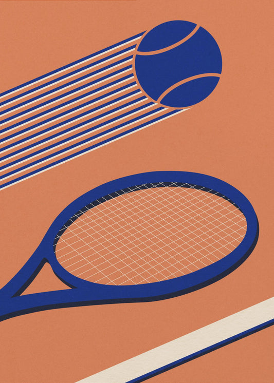 Tennis 80er Jahre | Leinwand