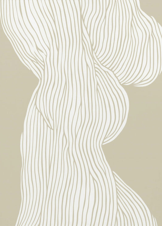 Flowing Lines Elegance | Canvas