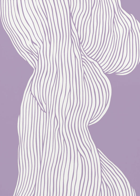 Curved Lines Flow | Canvas