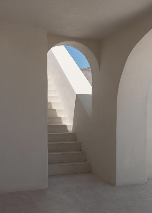 Treppe zum Meerblick | Poster