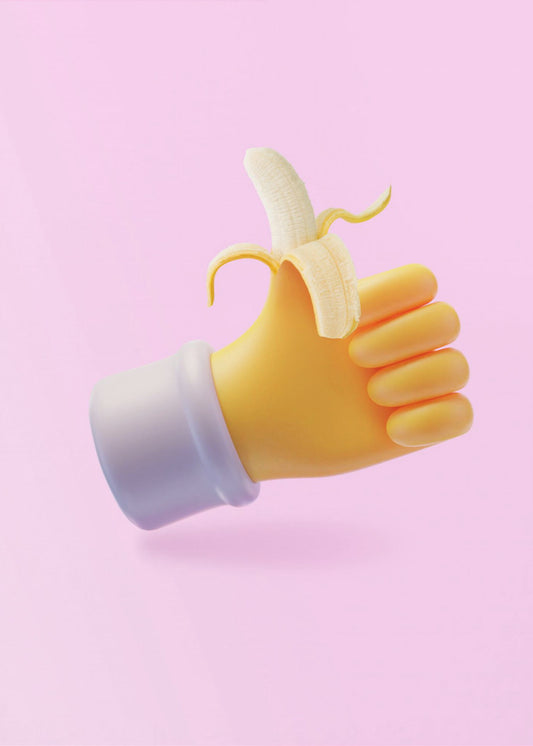 Wie Banane | Leinwand