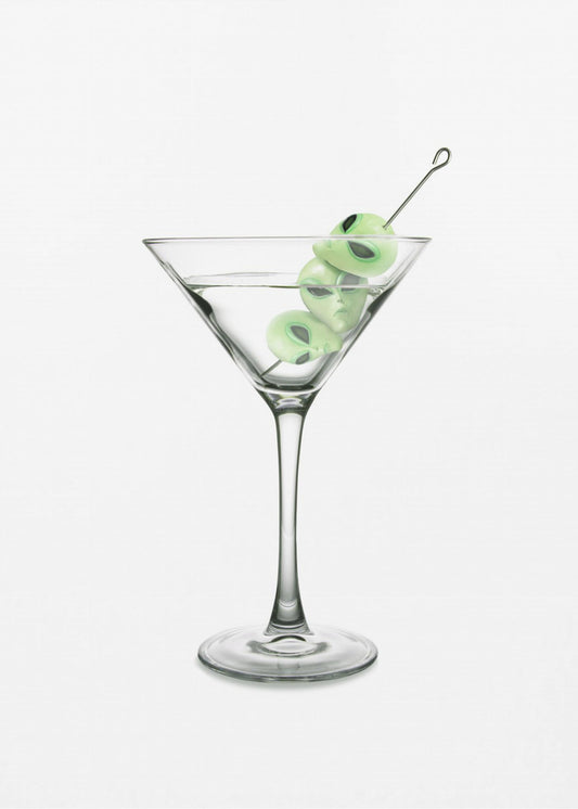 UFO Martini | Leinwand