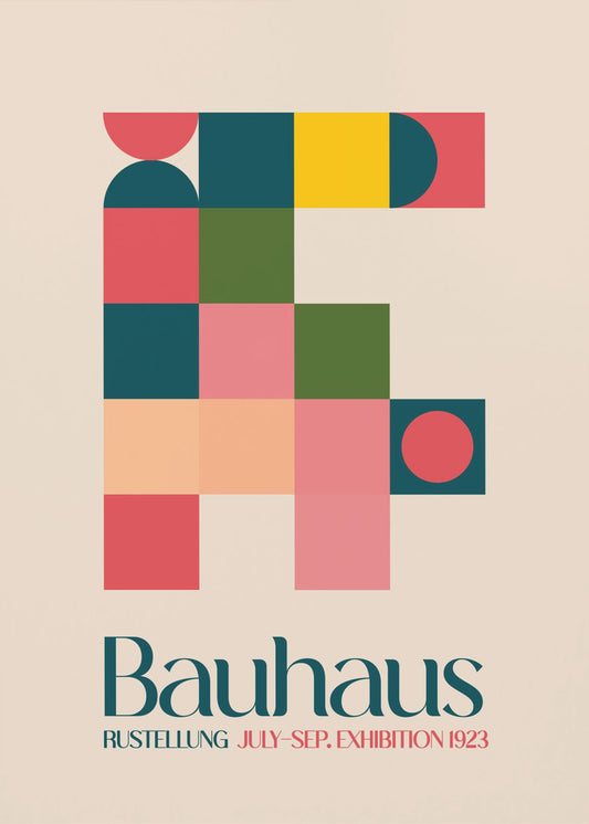 Bauhaus Geometrie | Leinwand