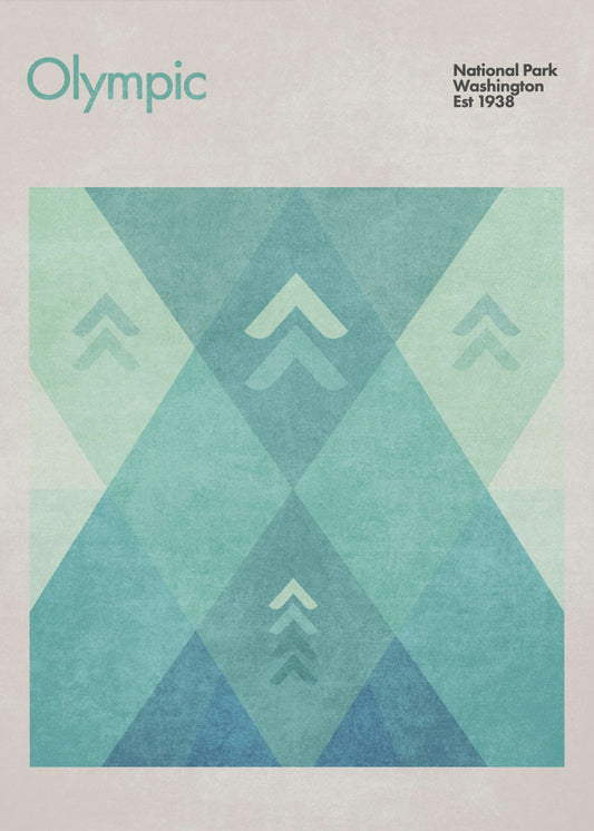 Geometrische Spitzen | Leinwand