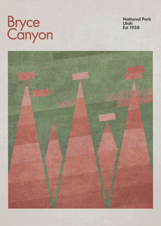 Canyon Geometrie | Leinwand