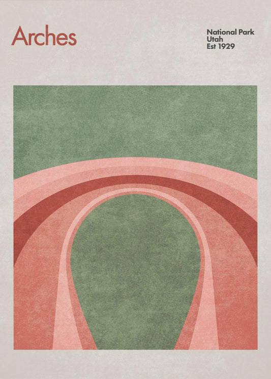 Abstrakte Bögen | Poster