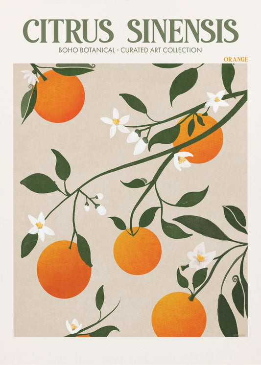 Orange Eleganz | Leinwand