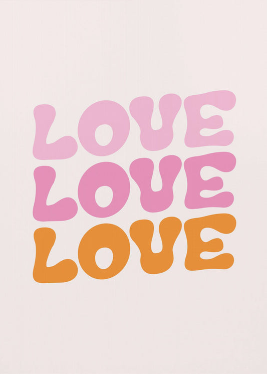 Retro Love | Canvas