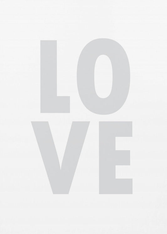 Lovegray2f Oju 2x3 | Poster