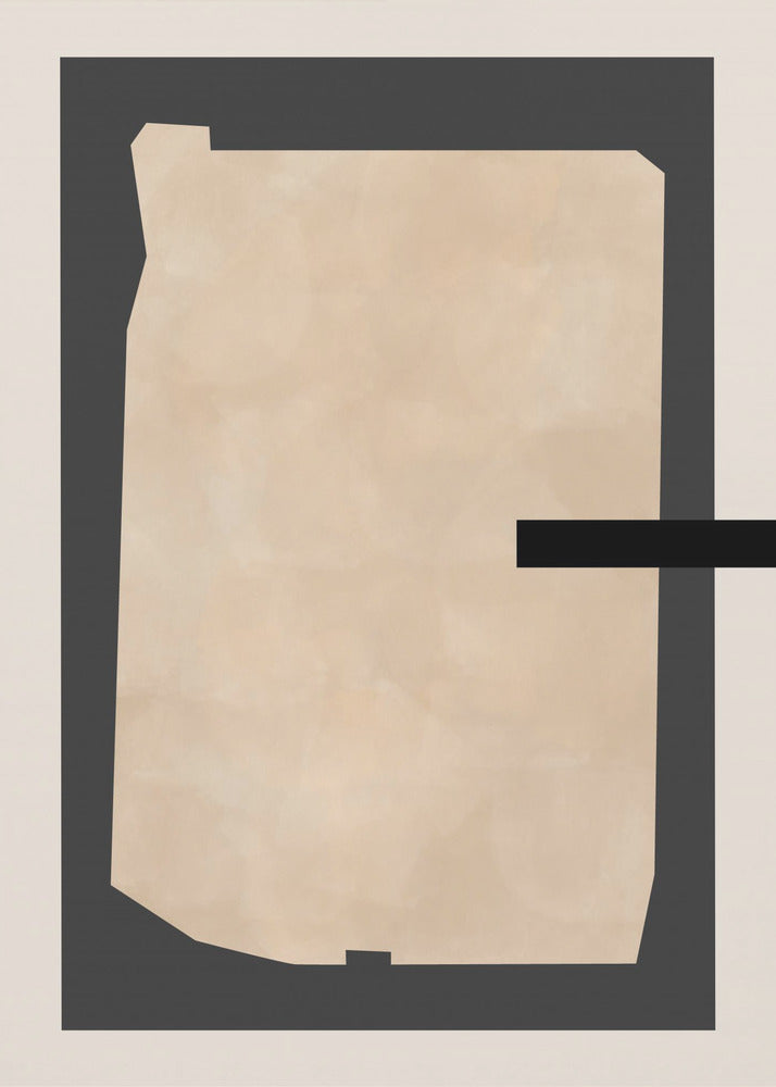 Abstract Beige Painting | Canvas