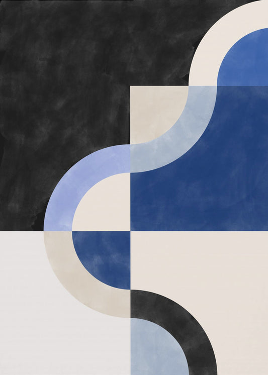 Geschwungene Harmonie | Leinwand