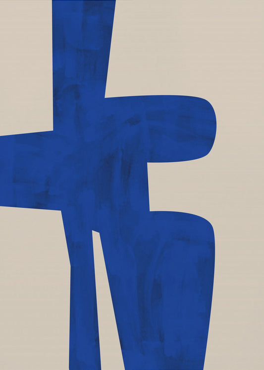 Blaue Harmonieform | Poster