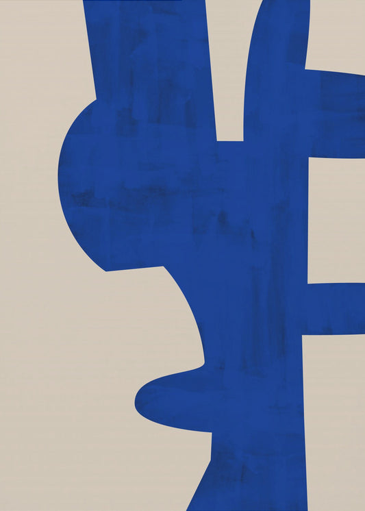 Schatten von Blau | Leinwand